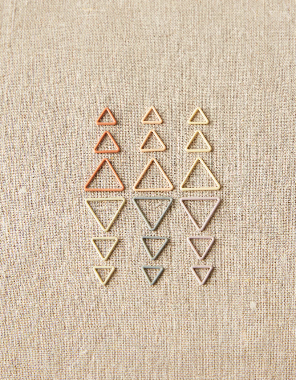 Triangle Stitch Markers-Earth Tones