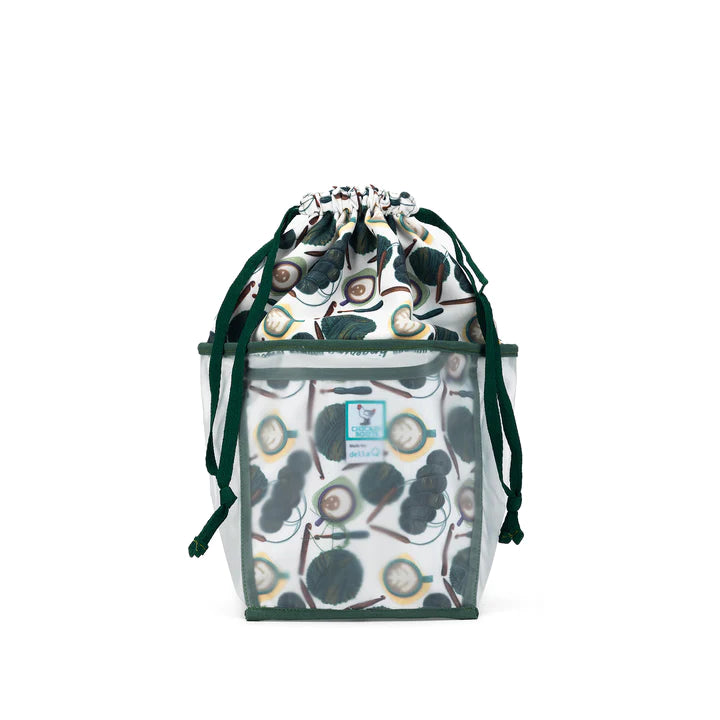 Chicken Boots x Della Q  Double Double Project Bag