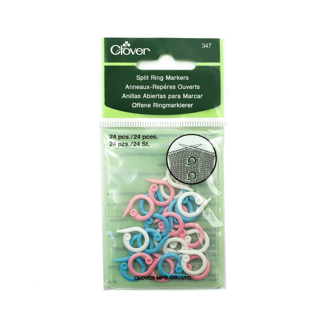 Clover Split Ring Stitch Marker - 347