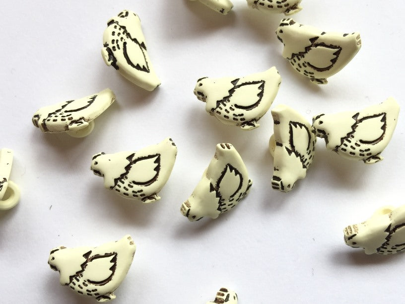 Textile Garden Novelty Buttons