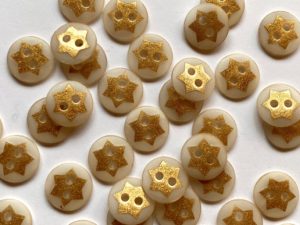 Textile Garden Novelty Buttons