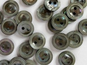 Textile Garden Shell Buttons