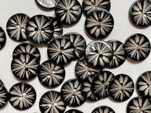 Textile Garden Shell Buttons