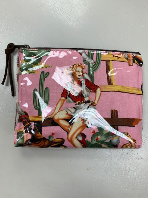 Accessories Pouch-Cowgirl Pink