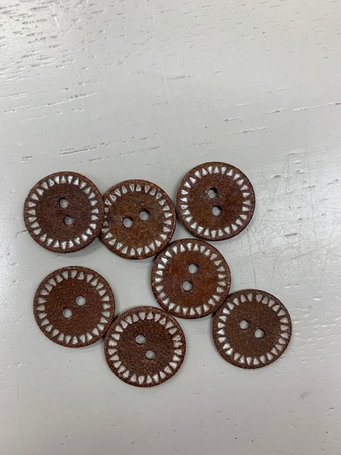 Textile Garden Shell Buttons
