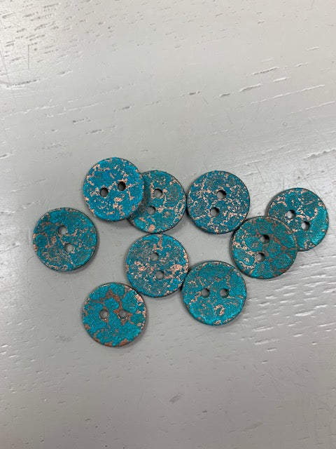 Textile Garden Shell Buttons