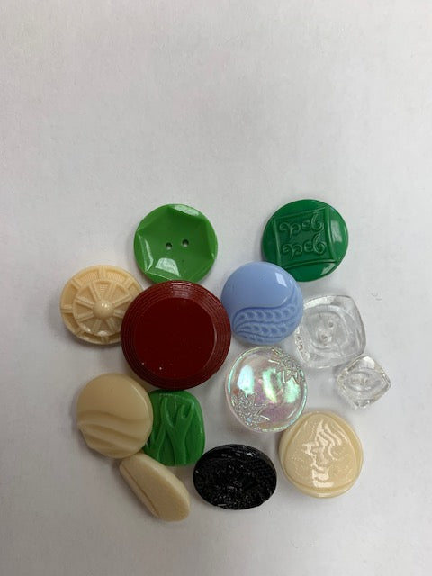 Vintage German Glass Buttons