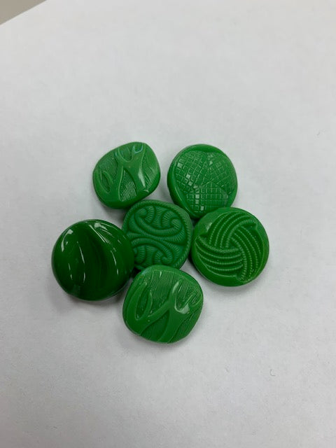 Vintage German Glass Buttons