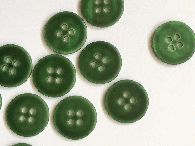 Textile Garden Shell Buttons