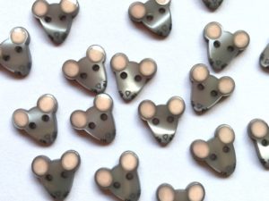 Textile Garden Novelty Buttons