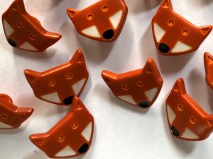 Textile Garden Novelty Buttons