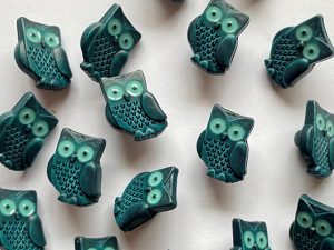 Textile Garden Novelty Buttons