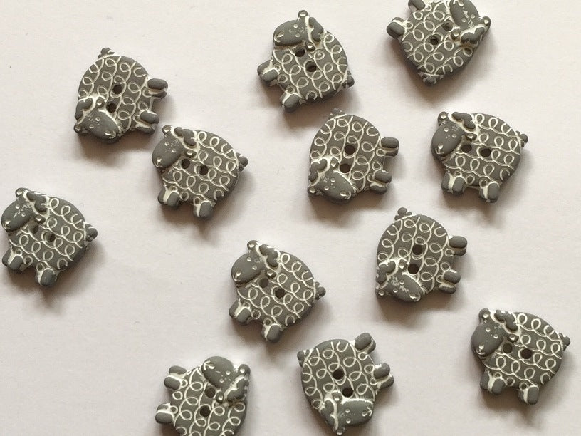 Textile Garden Novelty Buttons