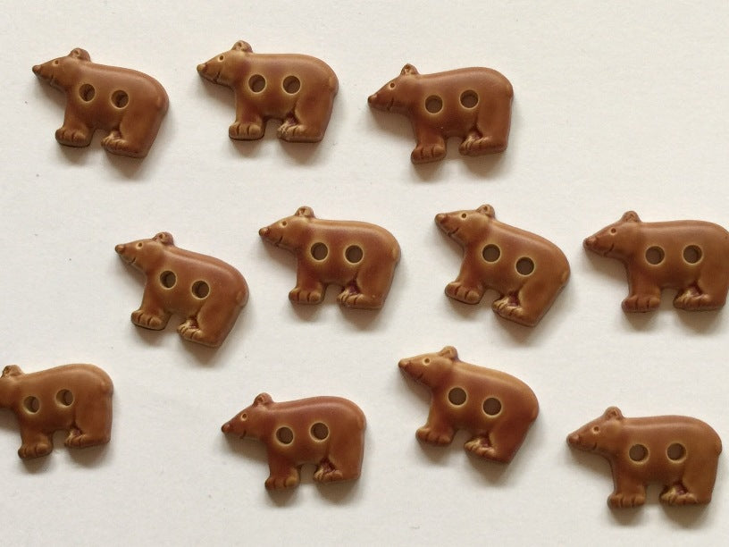 Textile Garden Novelty Buttons