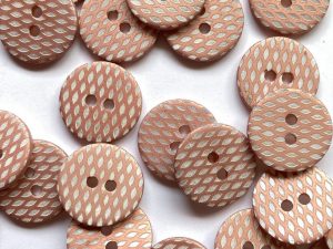 Textile Garden Shell Buttons