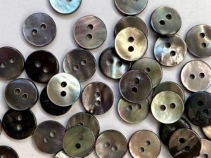 Textile Garden Shell Buttons