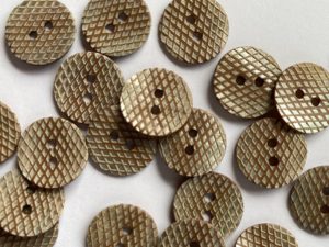 Textile Garden Shell Buttons