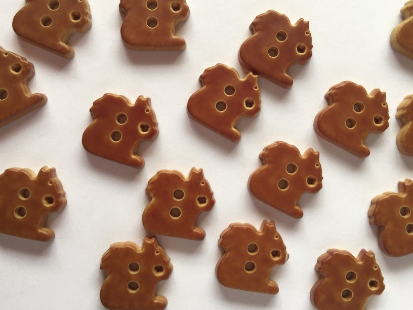 Textile Garden Novelty Buttons