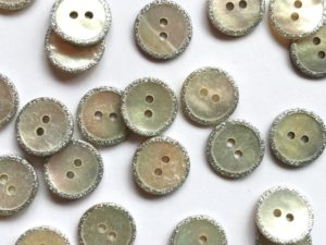 Textile Garden Shell Buttons