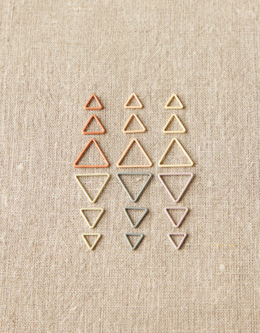 Triangle Stitch Markers-Earth Tones
