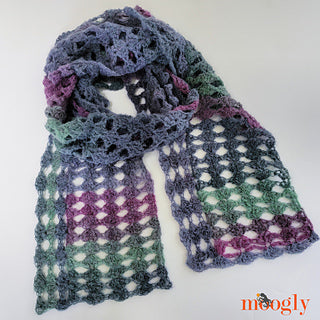 Learn to Crochet - Twilight Haze Scarf