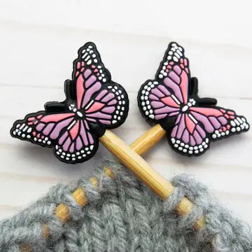 Fox and Pine Stitch Stoppers