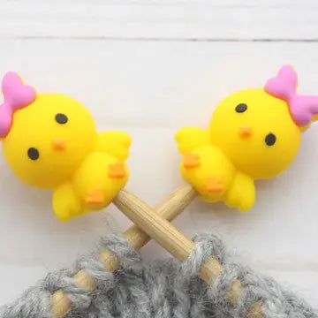 Fox and Pine Stitch Stoppers