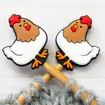 Fox and Pine Stitch Stoppers