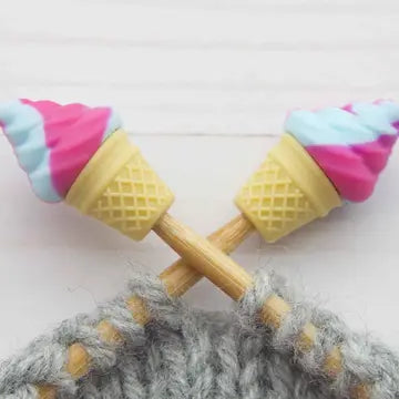 Fox and Pine Stitch Stoppers