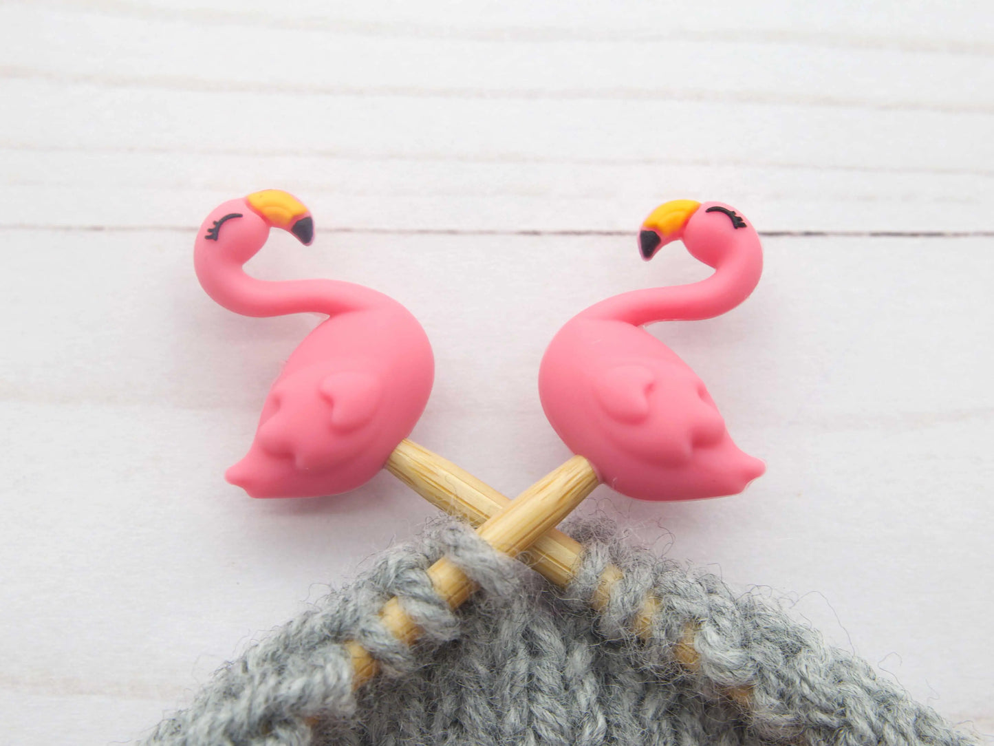 Fox and Pine Stitch Stoppers