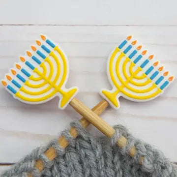 Fox and Pine Stitch Stoppers