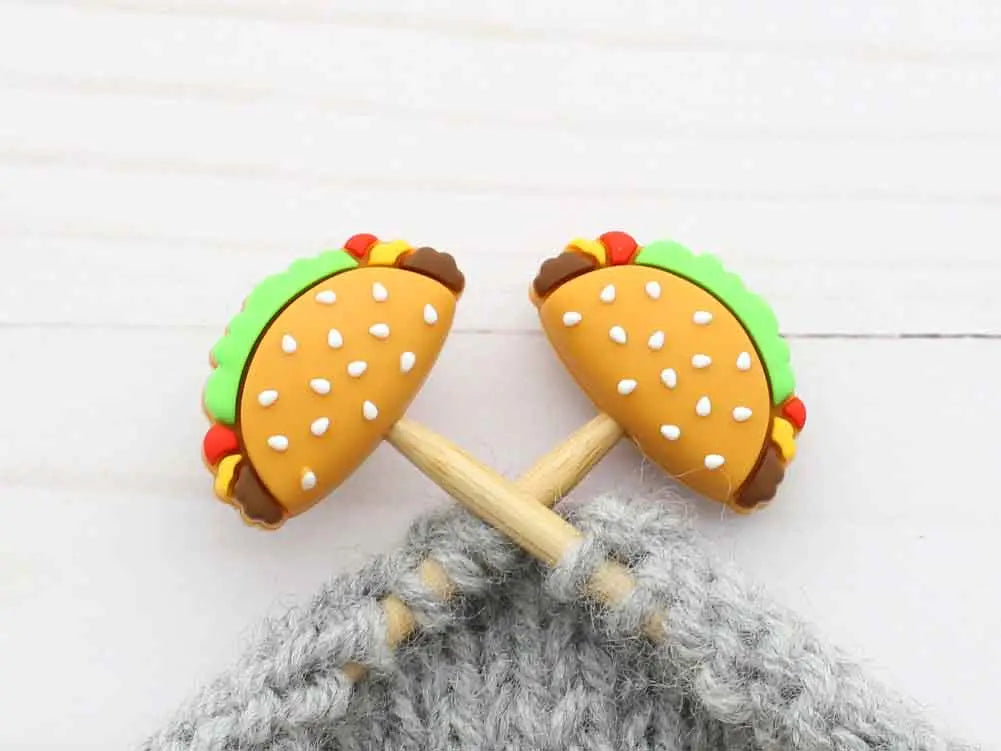 Fox and Pine Stitch Stoppers