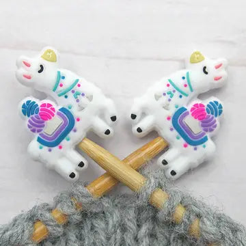 Fox and Pine Stitch Stoppers