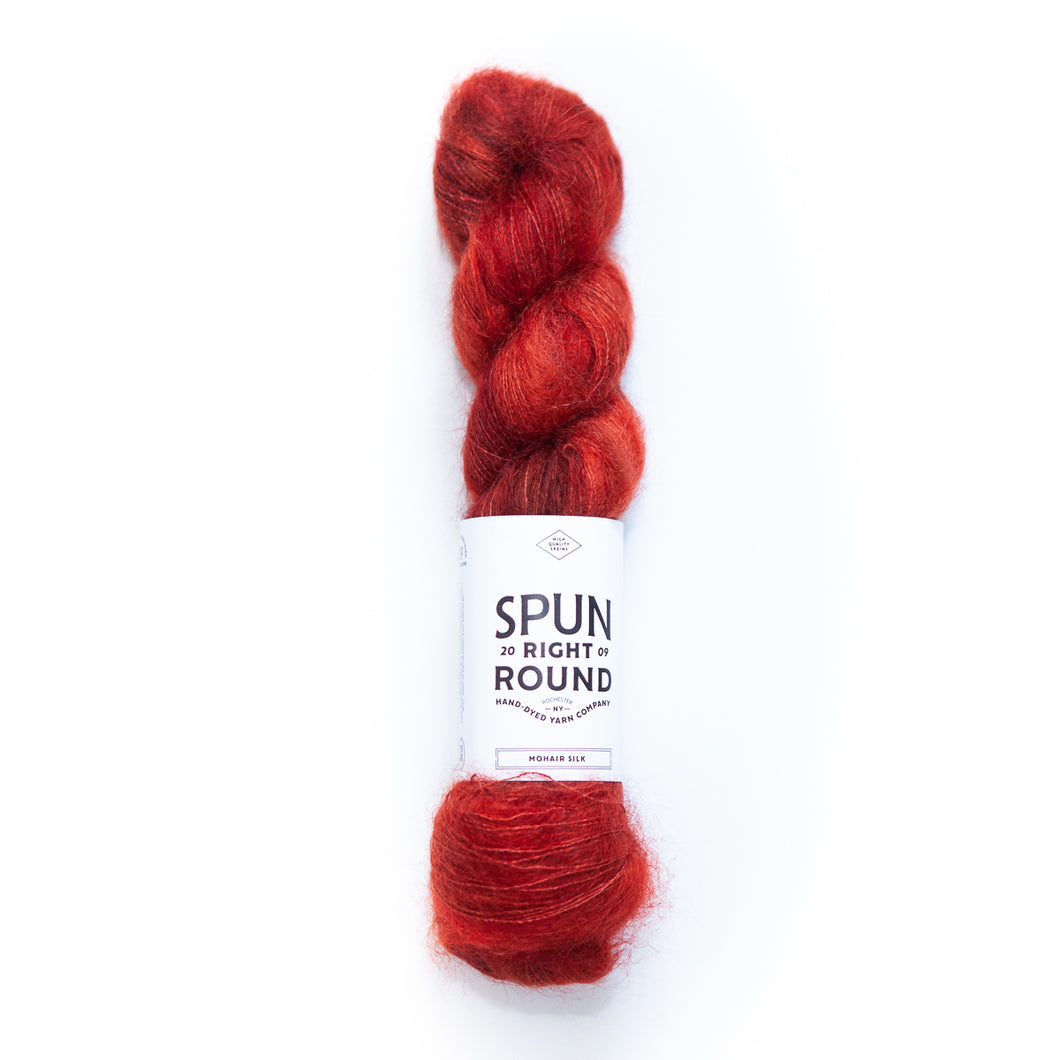 Spun Right Round Mohair Silk